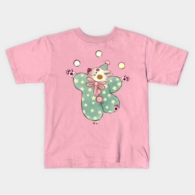 Clown Juggler Kids T-Shirt by SchmidteGoods